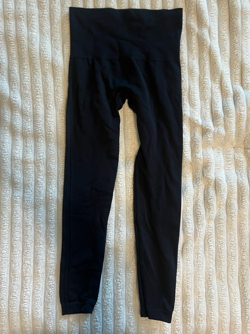 High-Waist Black Kids Leggings